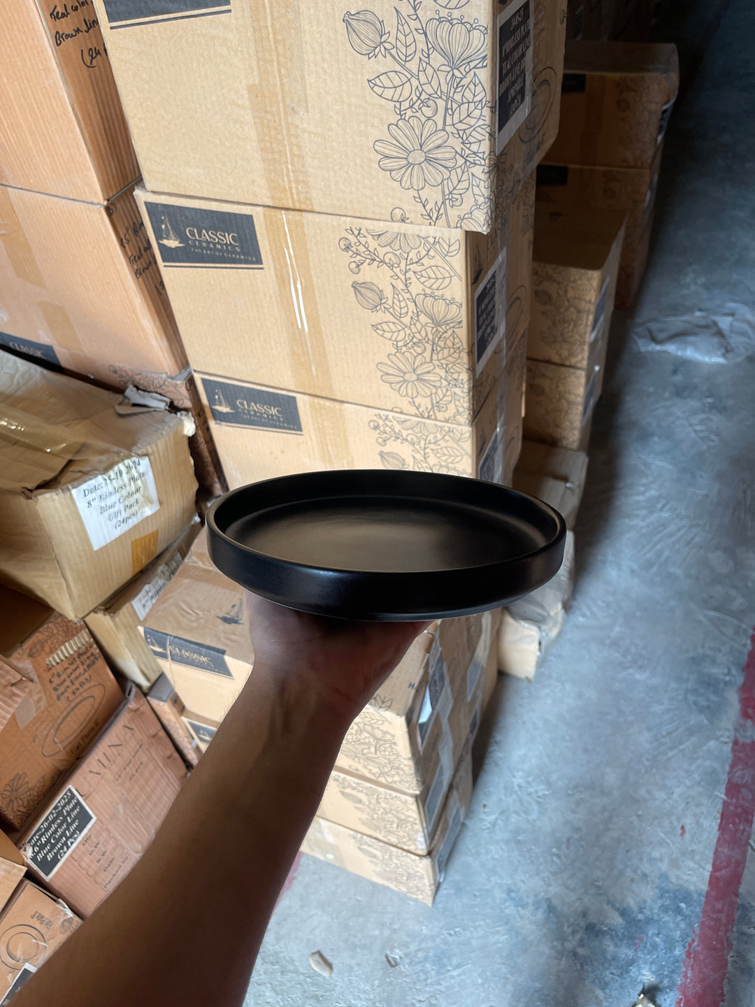 Leftover 8 inch Classic Plate ( Noir )