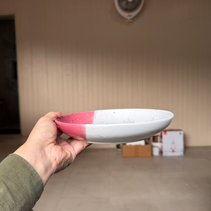 Leftover 8.5 inch Entree Bowl ( Rose Accent )