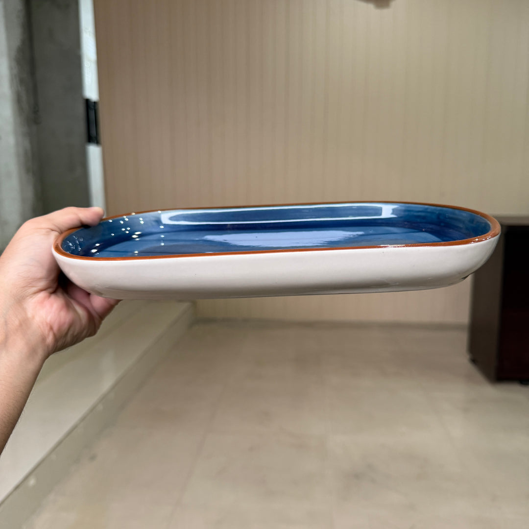 Leftover JP Platter Large ( Indigo )