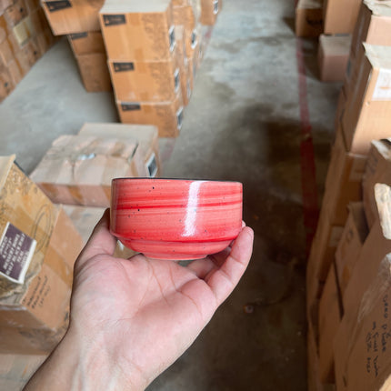 Leftover 4" soup Bowl ( Red Colorline )