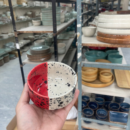 Leftover 4 inch soup Bowl ( Red Eclipse )