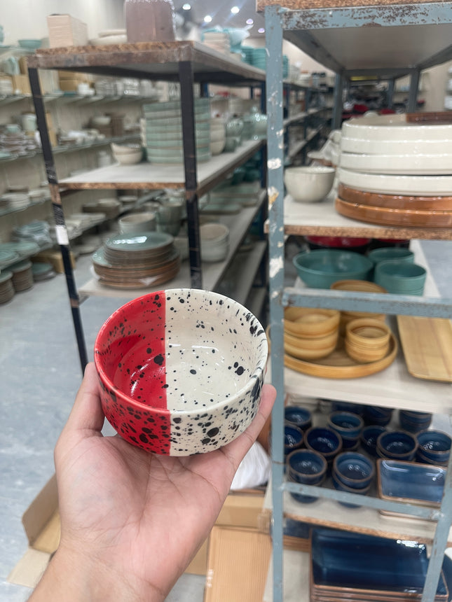Leftover 4 inch soup Bowl ( Red Eclipse )