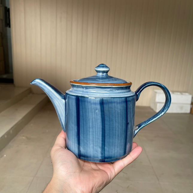 Leftover RK Tea Pot ( Cobalt Blue Colorline )