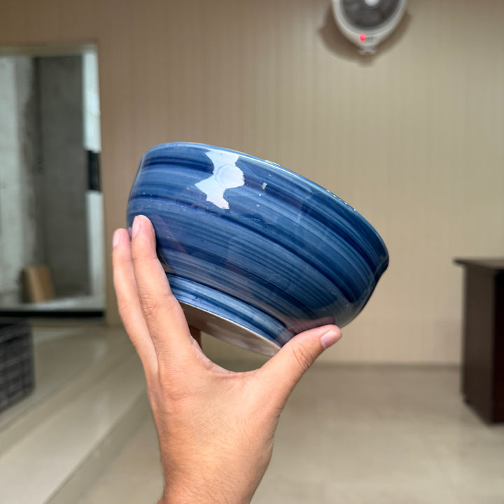 Leftover 7 inch Round Bowl ( Indigo )