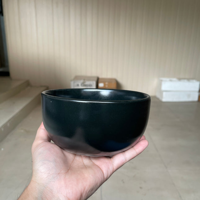 Leftover 6 inch Noodle Bowl ( Textured Black Matte )