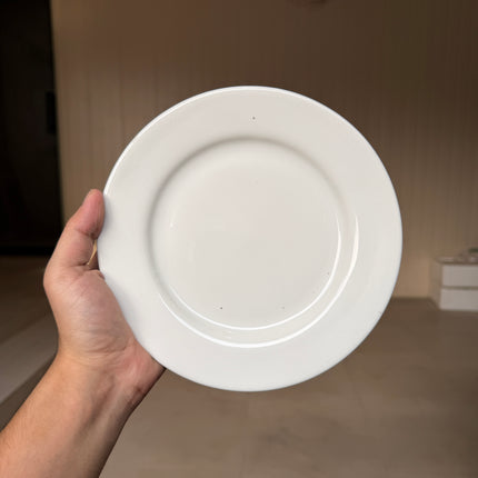 Leftover 8 inch flat plate ( Glossy White )