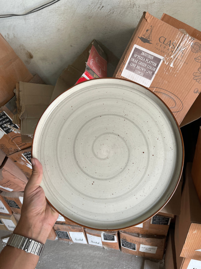 Leftover 12 inch Classic Plate ( Grey Colorline )