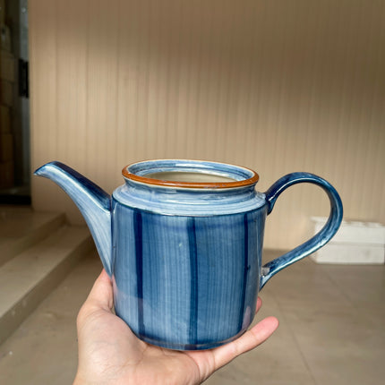 Leftover RK Tea Pot ( Cobalt Blue Colorline )