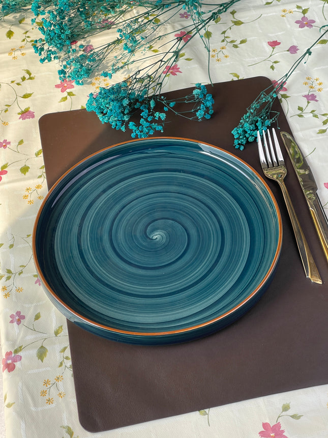 10 inch Classic Plate ( Peacock Green Colorline )
