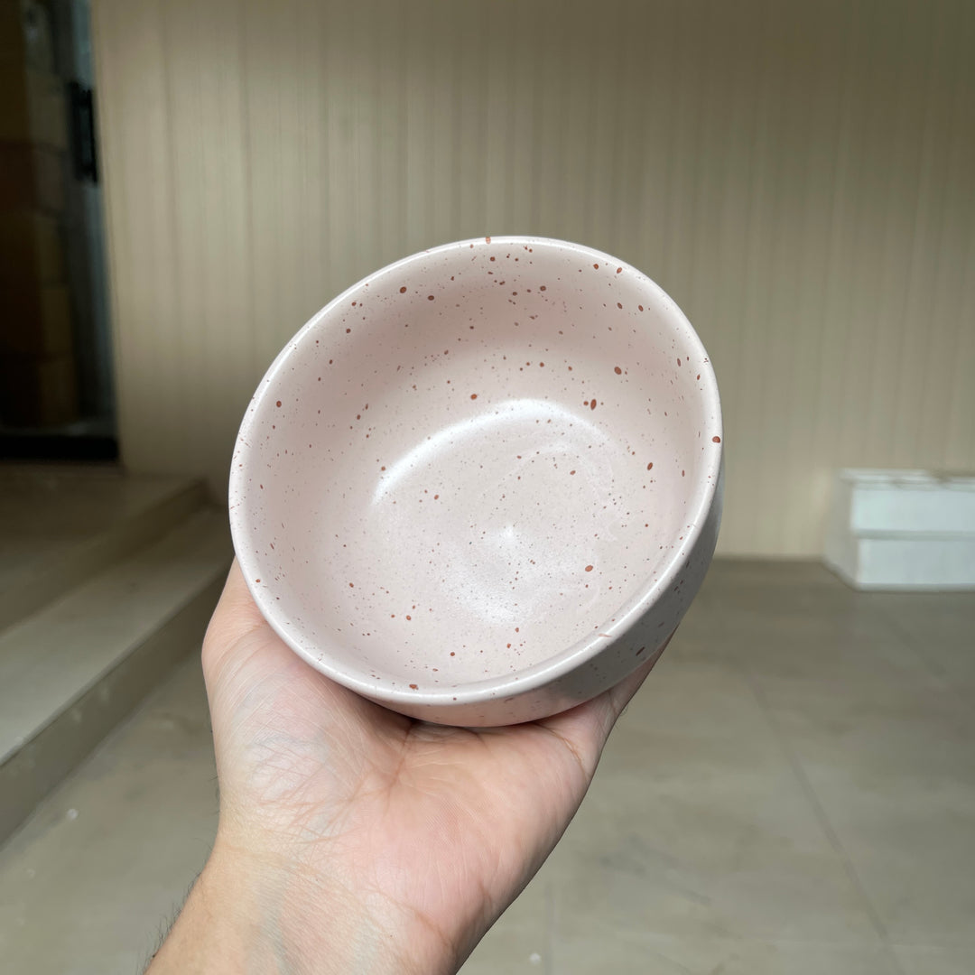 Leftover 4.5 inch single serving bowl ( Old Rose Matte )