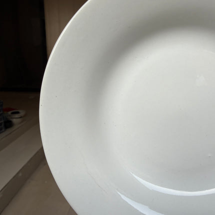 Leftover 7 inch Deep Gravy Plate ( Glossy White )