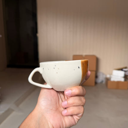 Leftover D Handle Coffee Cup Small ( Sandstorm Series ) ( 220 ml )