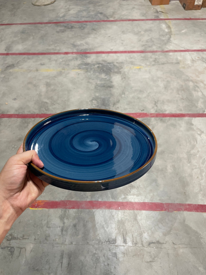 Leftover 10 inch Classic Plate ( Indigo )