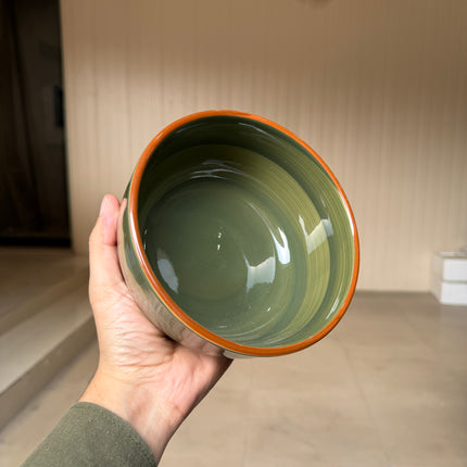 Leftover 6 inch Noodle Bowl ( Dark Green Colorline )