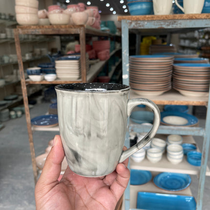 Leftover 005 Mug ( Black Marble ) ( 350 ml )