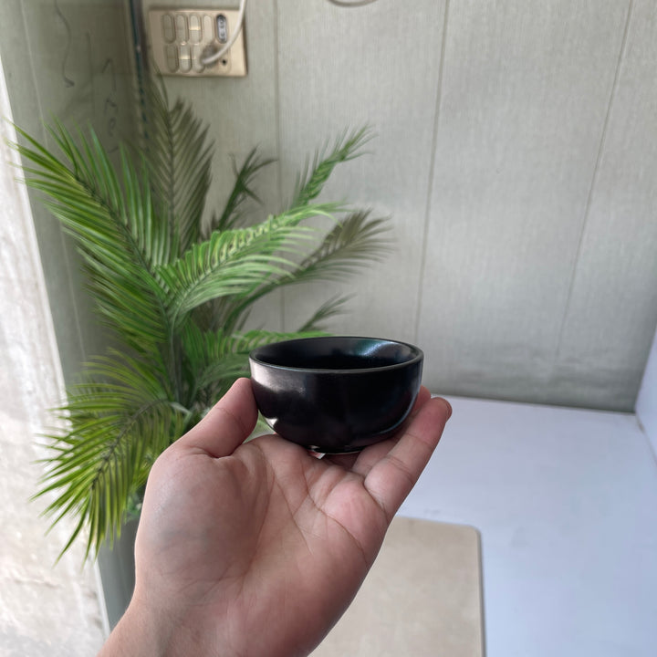 Leftover Round Sauce Ramekin Large 4cm Height x 8cm Width ( Noir )