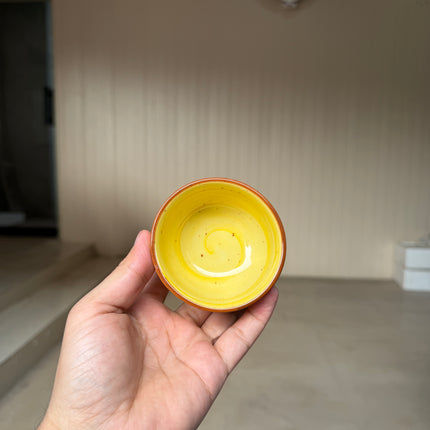 Leftover Round Sauce Ramekin Large ( Yellow Colorline )