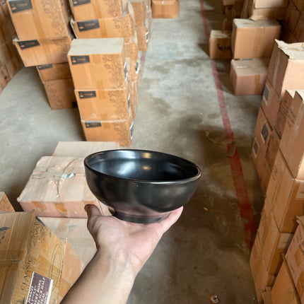 Leftover 7" Round Bowl ( Black Matte )
