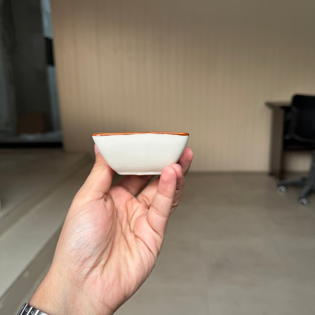 Square Dip Ramekin ( Peacock green Colorline ) ( Set of 3 )