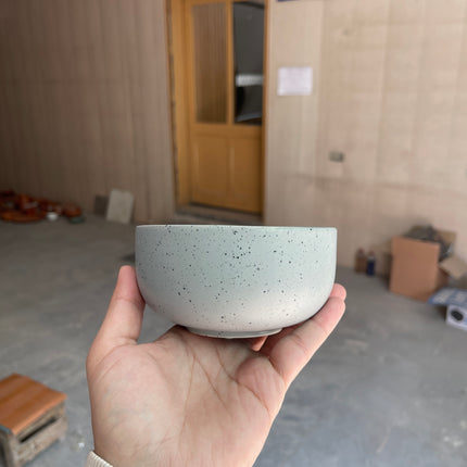 Leftover 4.5 inch Single Serving Bowl ( Grey Matte with Black Specks )