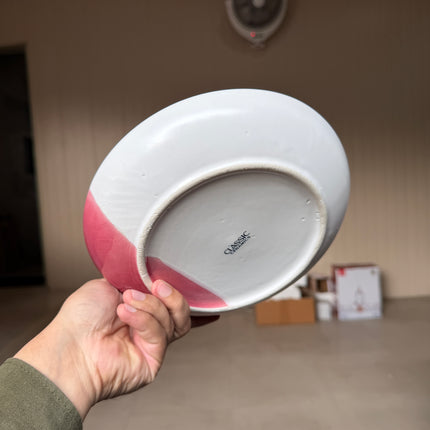 Leftover 8.5 inch Entree Bowl ( Rose Accent )