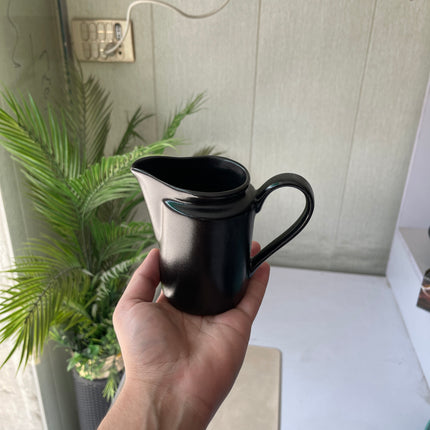 Leftover RK Milk Pot ( Textured Black Matte ) ( 220 ml )