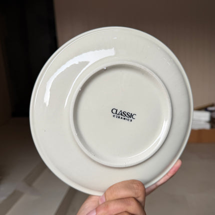 Leftover 8 inch Rimless Plate ( Rosewater )