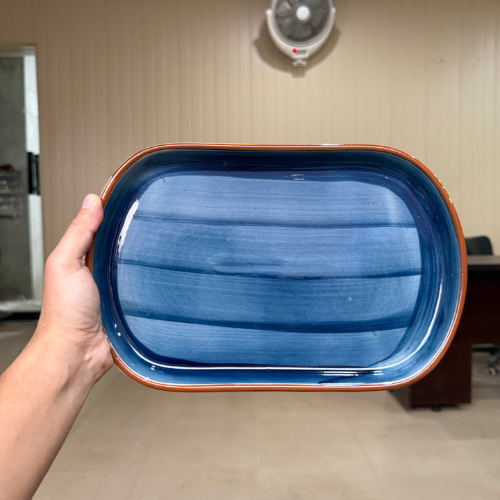 Leftover JP Platter Large ( Indigo )