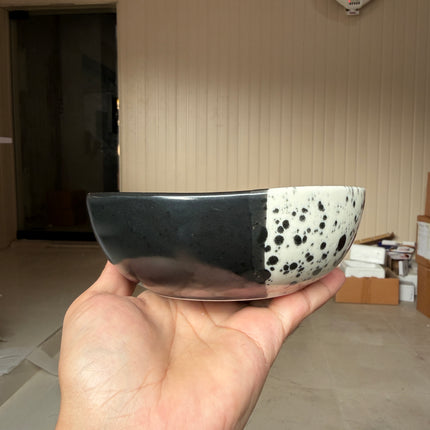 Leftover 6 inch Curved Bowl ( Glossy Eclipse )