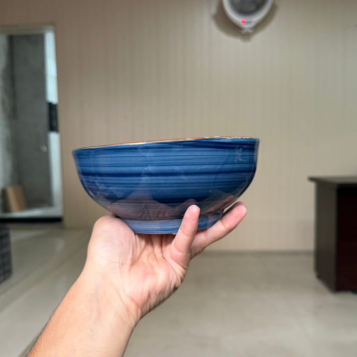 Leftover 7 inch Round Bowl ( Indigo )