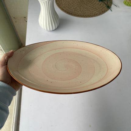 Leftover 13 inch Rimless Rice Dish ( Rosewater )