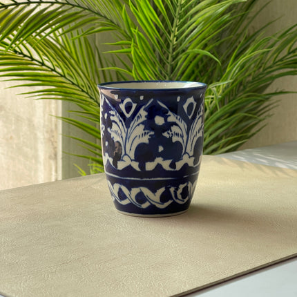 005 Mug ( Blue Pottery )  ( Without Handle )
