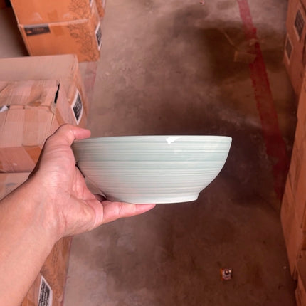 Leftover 7" Round Bowl ( Teal Colorline )