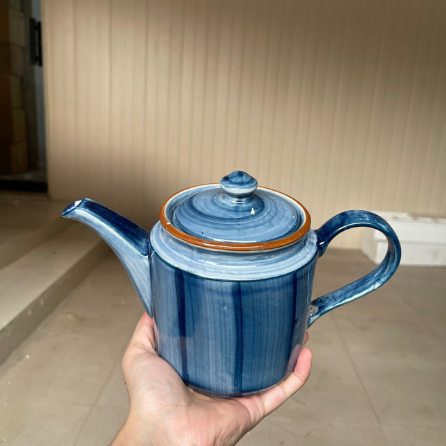 Leftover RK Tea Pot ( Cobalt Blue Colorline )