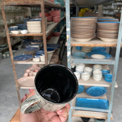 Leftover 005 Mug ( Black Marble ) ( 350 ml )