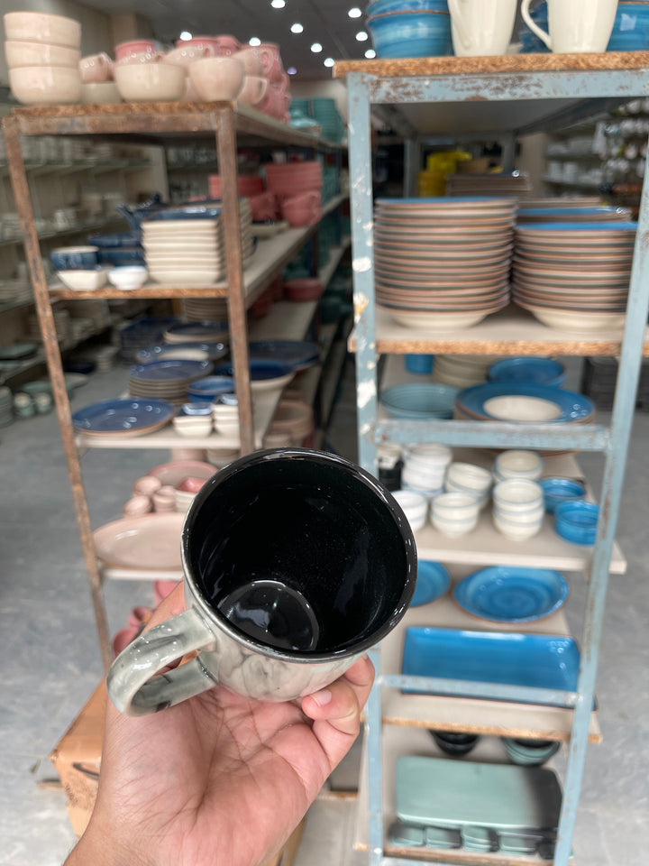 Leftover 005 Mug ( Black Marble ) ( 350 ml )
