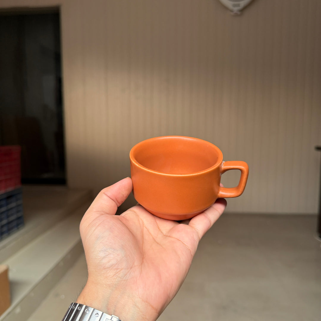 Leftover NH Cup ( Terracotta Matte ) ( 200 ml ) ( Set of 6 )
