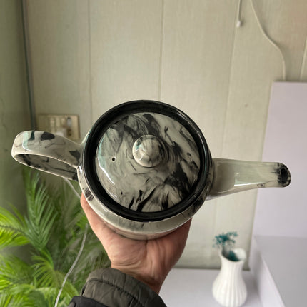 Leftover RK Tea Pot ( Black Marble ) ( 1000 ml )