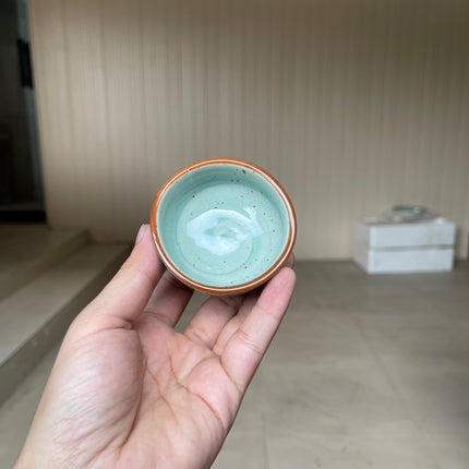 Leftover Round Sauce Ramekin Small ( Teal Colorline )