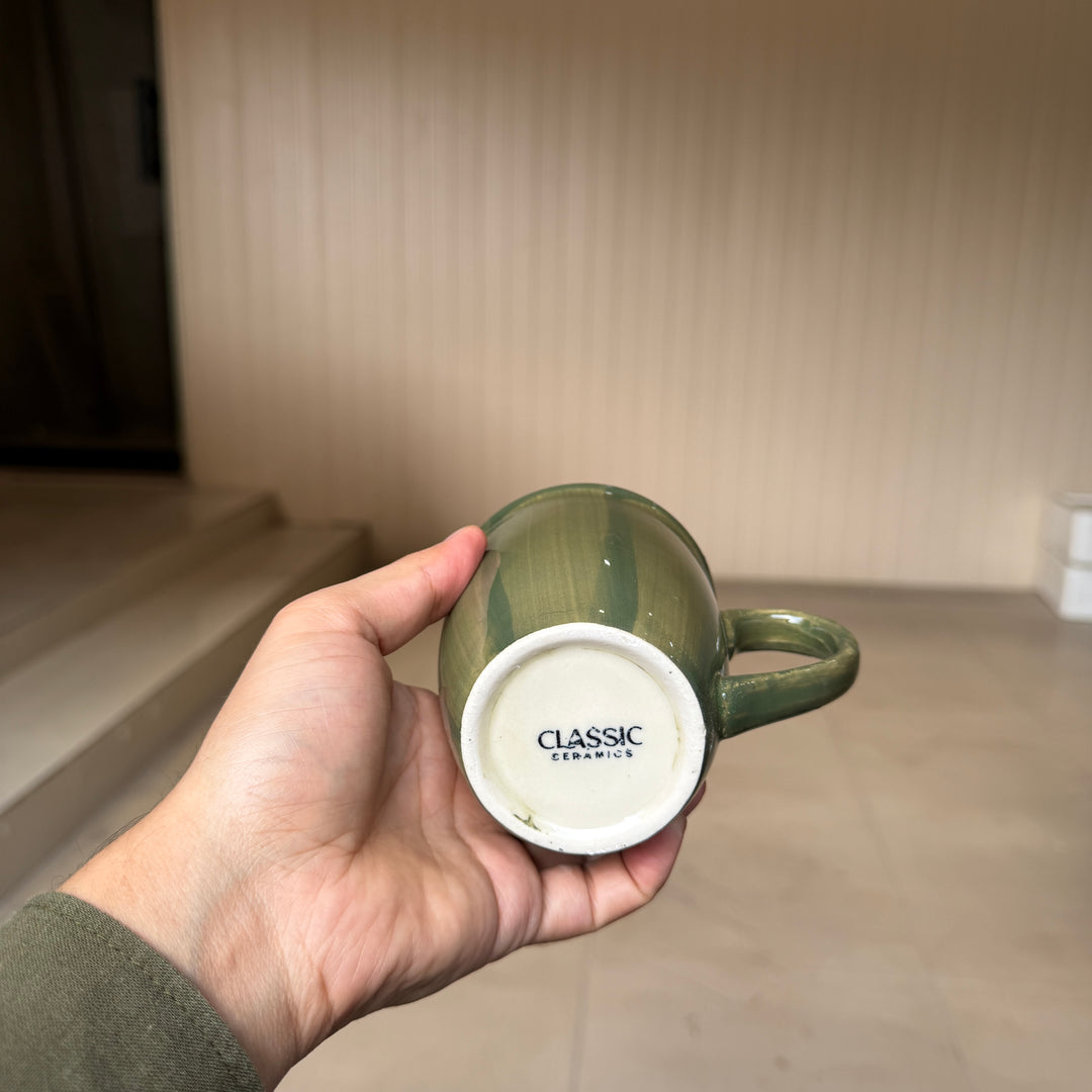 Leftover 005 Mug ( Dark Green Colorline ) ( 350 ml )