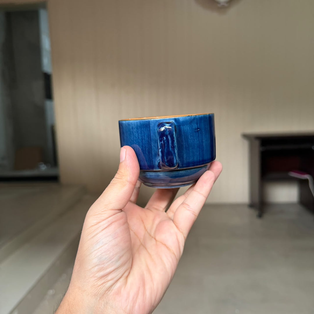 Leftover NH Cup ( Indigo ) ( 200 ml ) ( Set of 6 )