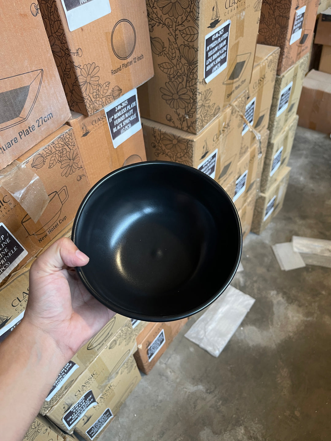 Leftover 7 inch Round Bowl ( Noir )
