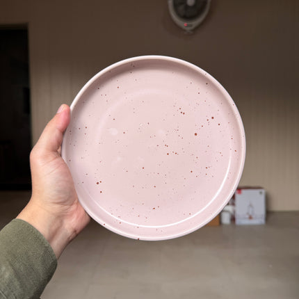 Leftover 8 inch Lite Classic Plate ( Old Rose Matte )