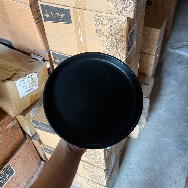 Leftover 8 inch Classic Plate ( Noir )