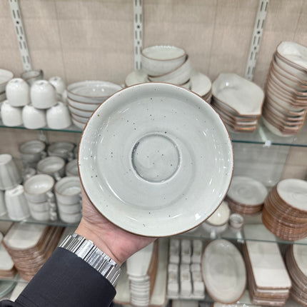 Leftover 6 inch NH Saucer ( Grey Colorline )