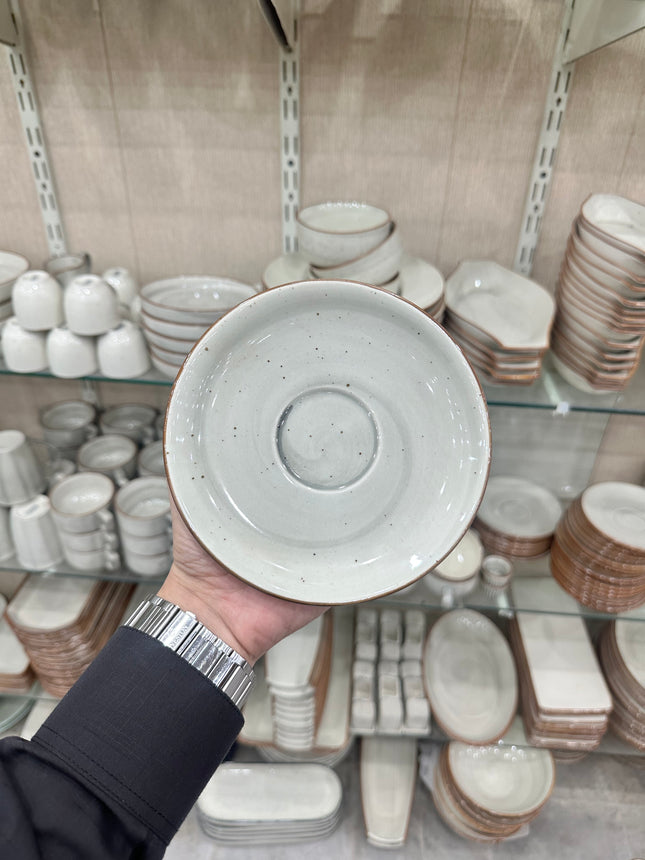 Leftover 6 inch NH Saucer ( Grey Colorline )