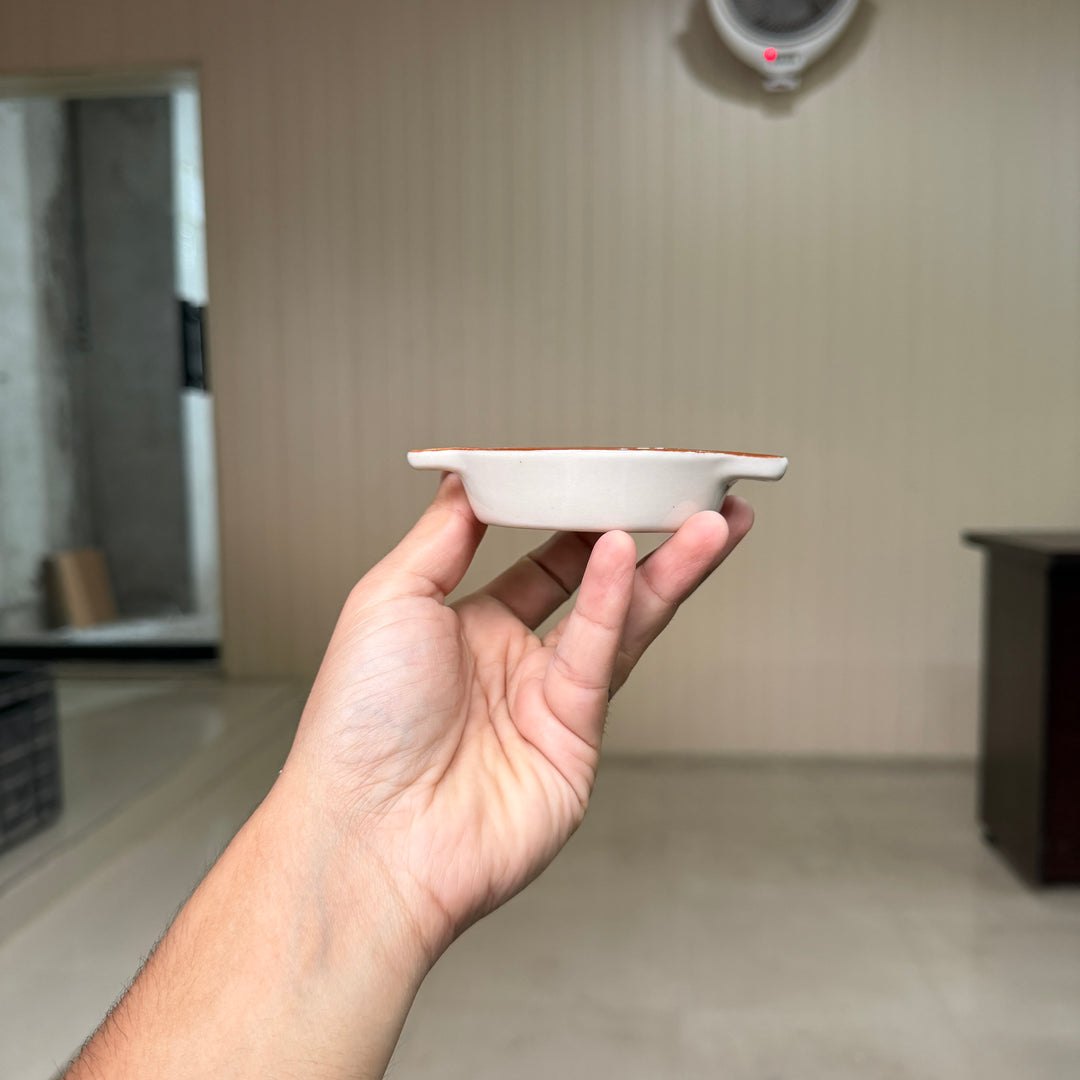 Leftover Double Handle Dip Ramekin ( Peacock Green Colorline ) ( Pack of 3 )