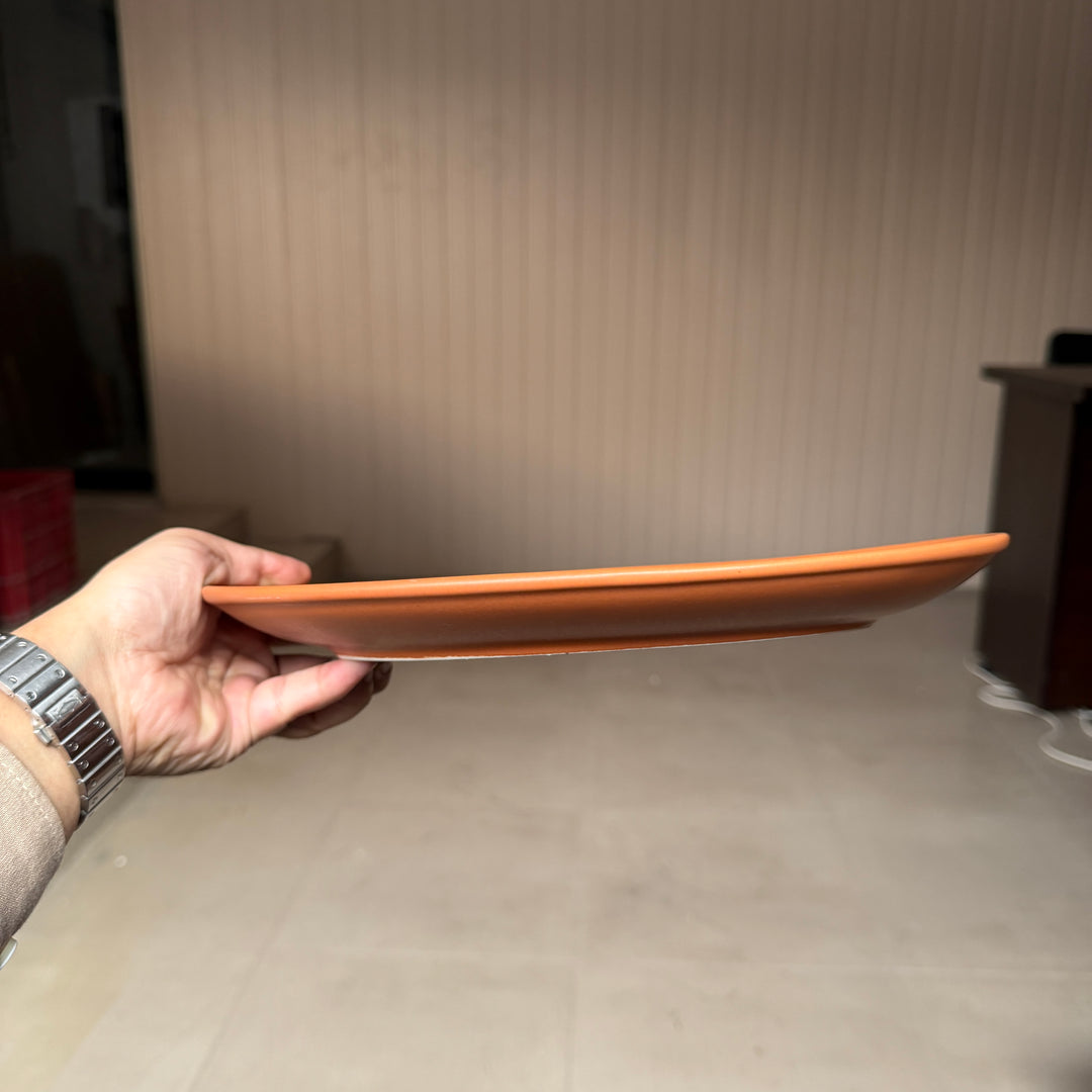 Leftover 11 inch Rimless Rice Dish ( Terracotta Matte )