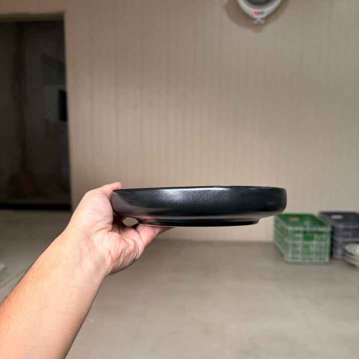 Leftover 8 inch Deep Classic Plate ( Noir )