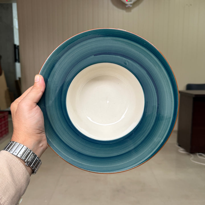 Leftover 10 inch pro pasta plate ( Peacock Green Colorline )